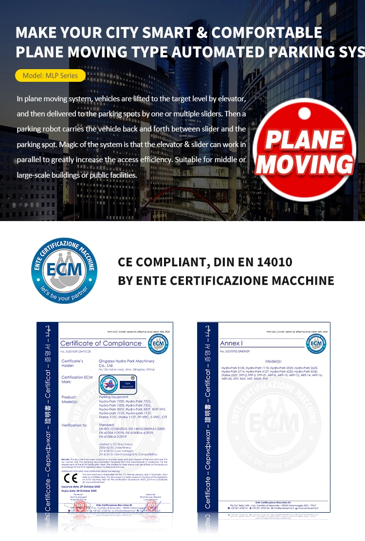 Multilevel Automated Parking System with CE Eac