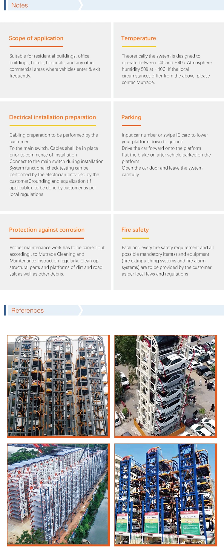 CE Certificated Smart Semi-Automated Rotary Parking Systems