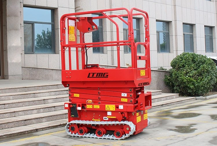 4m-6m Lifting Platform Work Portable Auto Table Crawler Self Propelled Scissor Lift Hot Sale