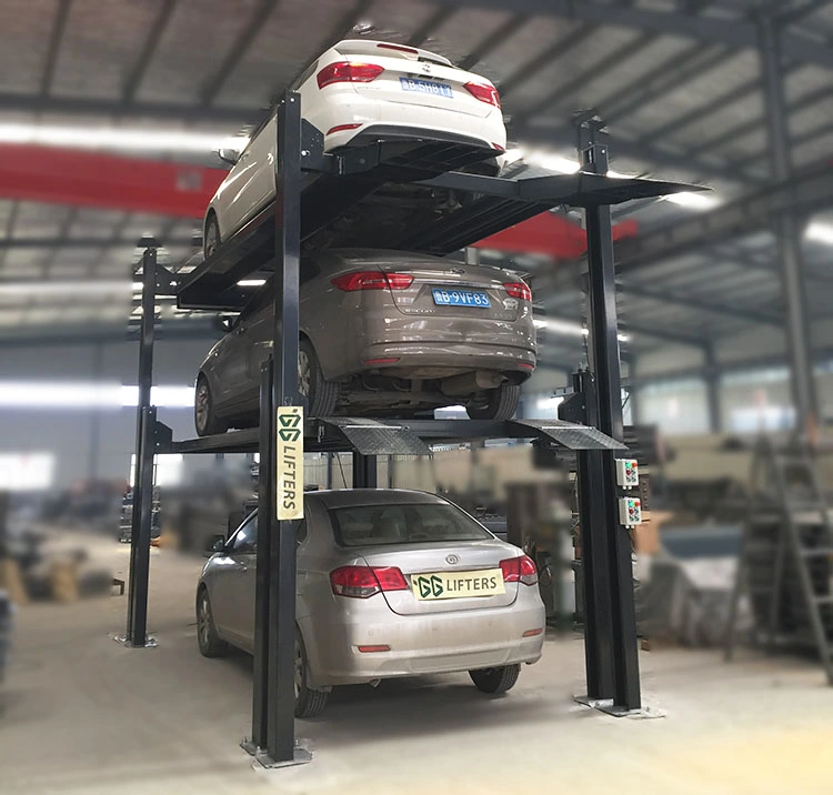 car parking lift Triple stacker 3 High Stacker 4 Post Parking Lift