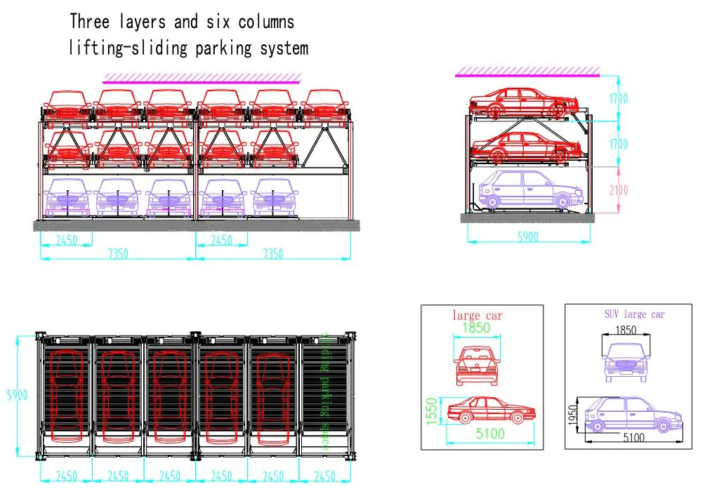 Semi Automated Smart Auto Car Vertical Parking System