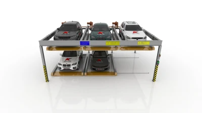 工場価格リフトクロスカースタッキング2段パズル垂直駐車システム